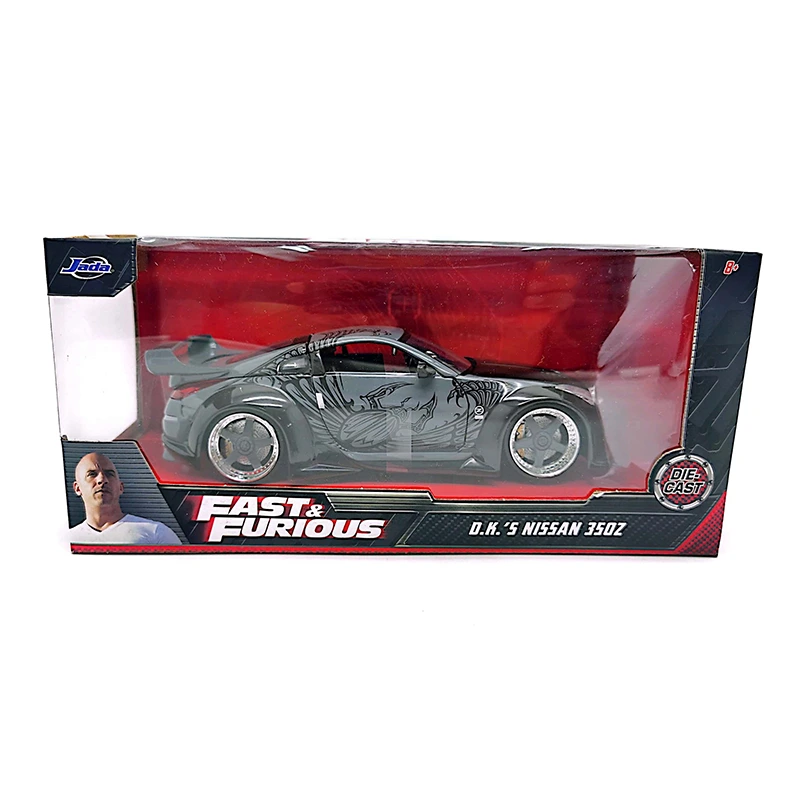 Voiture Miniature Jada Fast & Furious - Nissan 350Z De DK (1:24) - Modèle Détaillé, Expédition Rapide